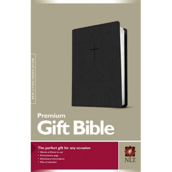 Tyndale House Publishers NLT2 Premium Gift Bible - Black LeatherLike 103799